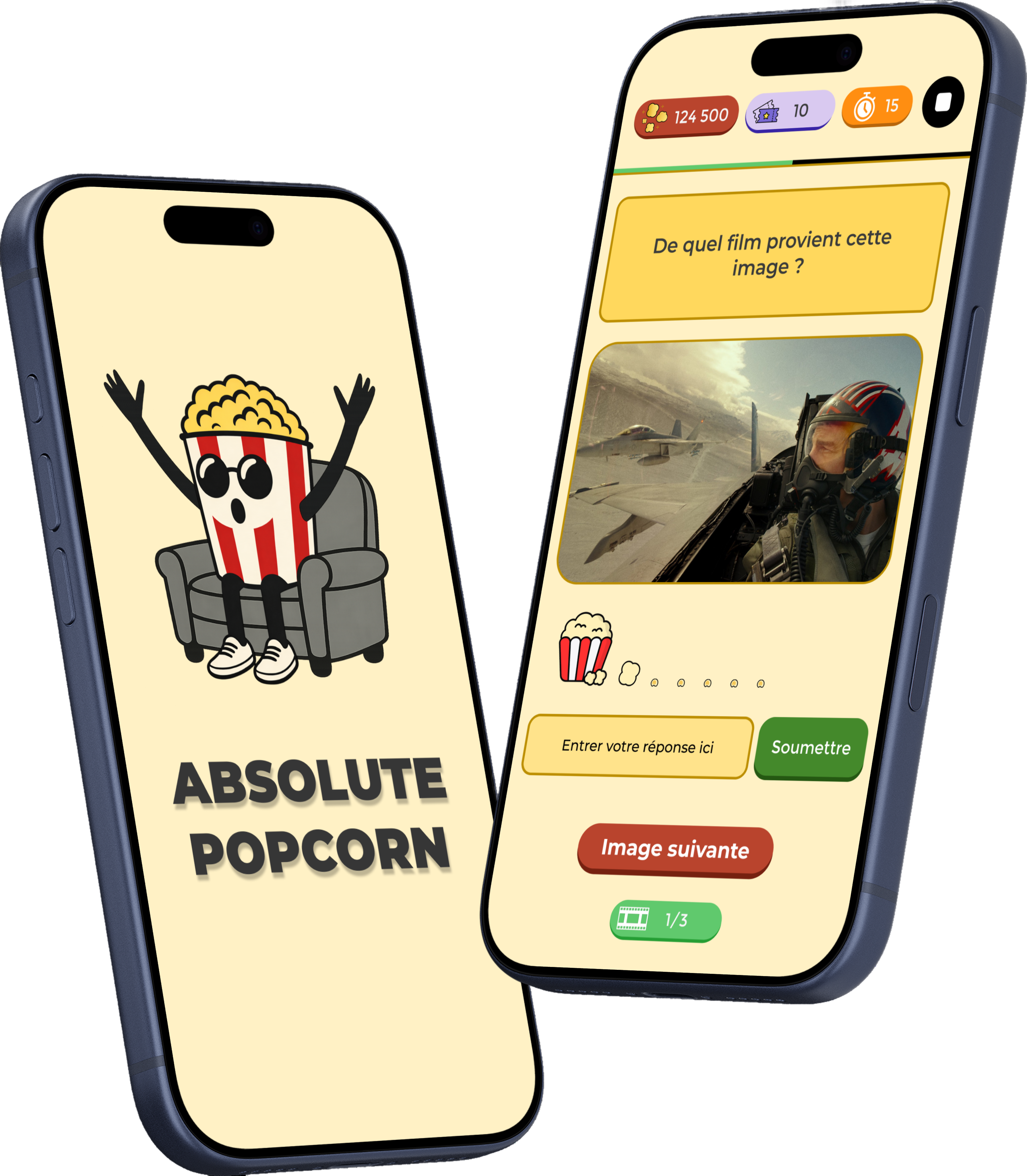 Aperçu de l'application Absolute Popcorn